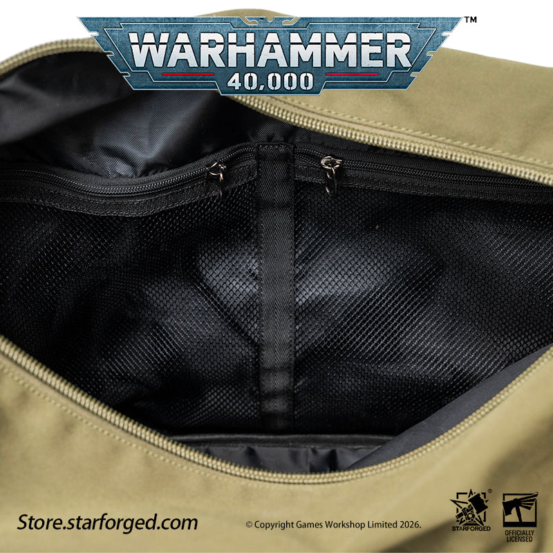 Starforged Warhammer 40K Imperial of Man Astra Militarum Traveler Bag Warhammer Fashion Accessories Gift
