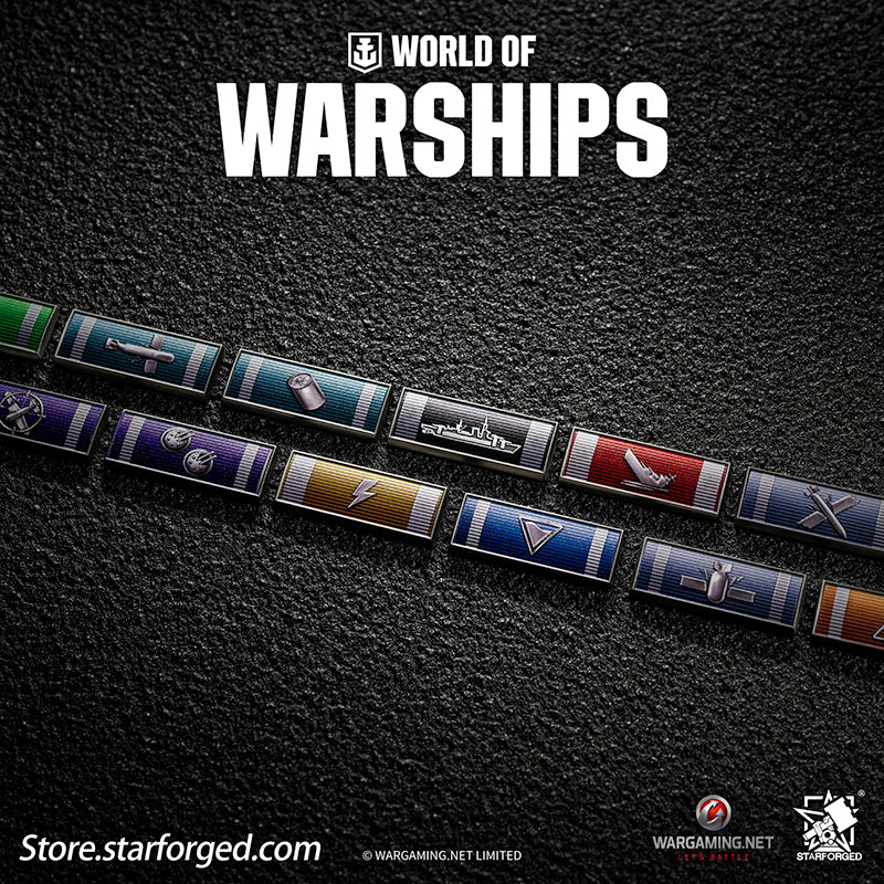 Starforged World of Warships Game Damage Tokens Fridge Magnets  & Pin Brooch Wargaming License Other