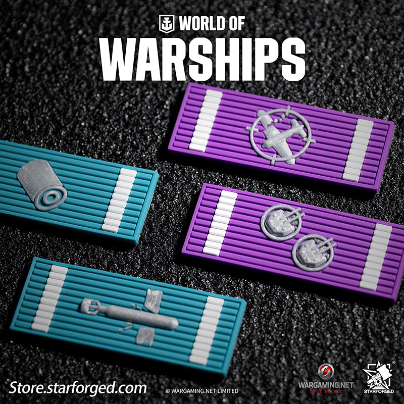 Starforged World of Warships  Game Damage Counting Logo Velcro Men's Accessories Other