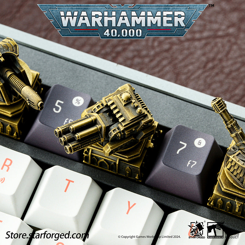 40k Multi Key Starforged Warhammer 40K Mechanical Keyboard Macrocannon Keycaps Space