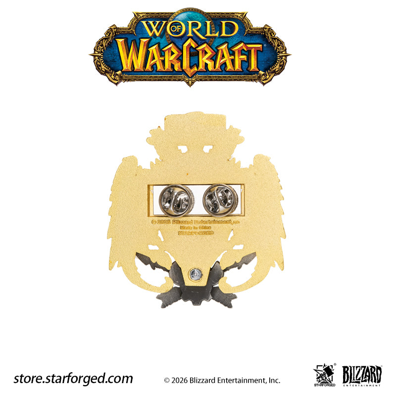 STARFORGED World of Warcraft Faction Metal Badges | Men's Fashion Accessories | Officially Authorized | WOW Gifts