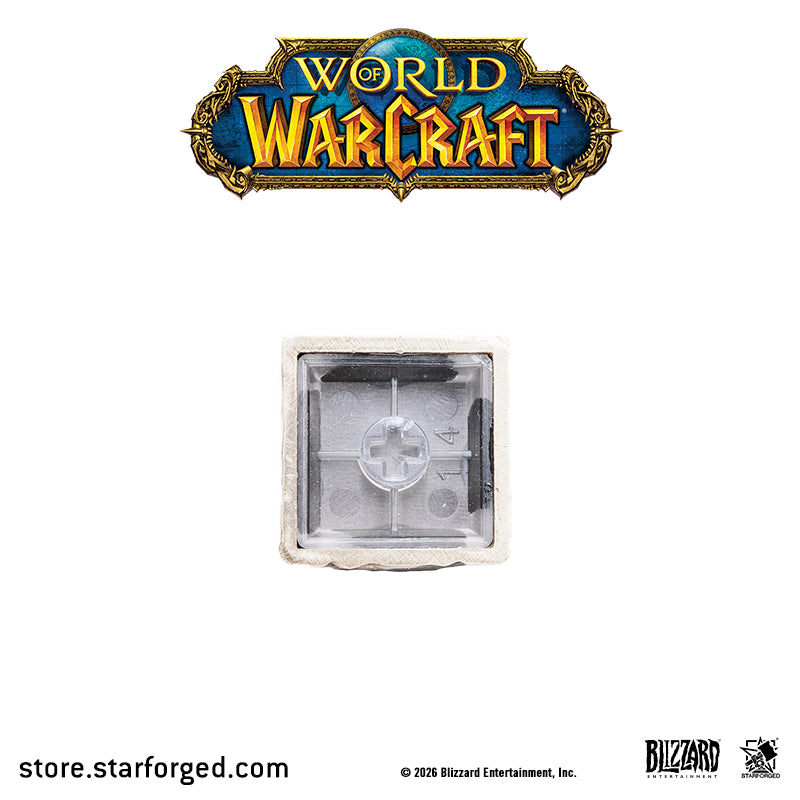 Starforged World of Warcraft Lich King Metal Keycap Men's Fashion Accessories Officially Authorized Deconstruct the Crown. Place its power at your fingertips.  Atop Icecrown, a new sovereign is crowned.  “Power is not eternal, my child.”  To don the Helm of Domination may demand a terrible price.  But to wield its power at your fingertips,  all it takes is a single strike.  “Now, we are one.”