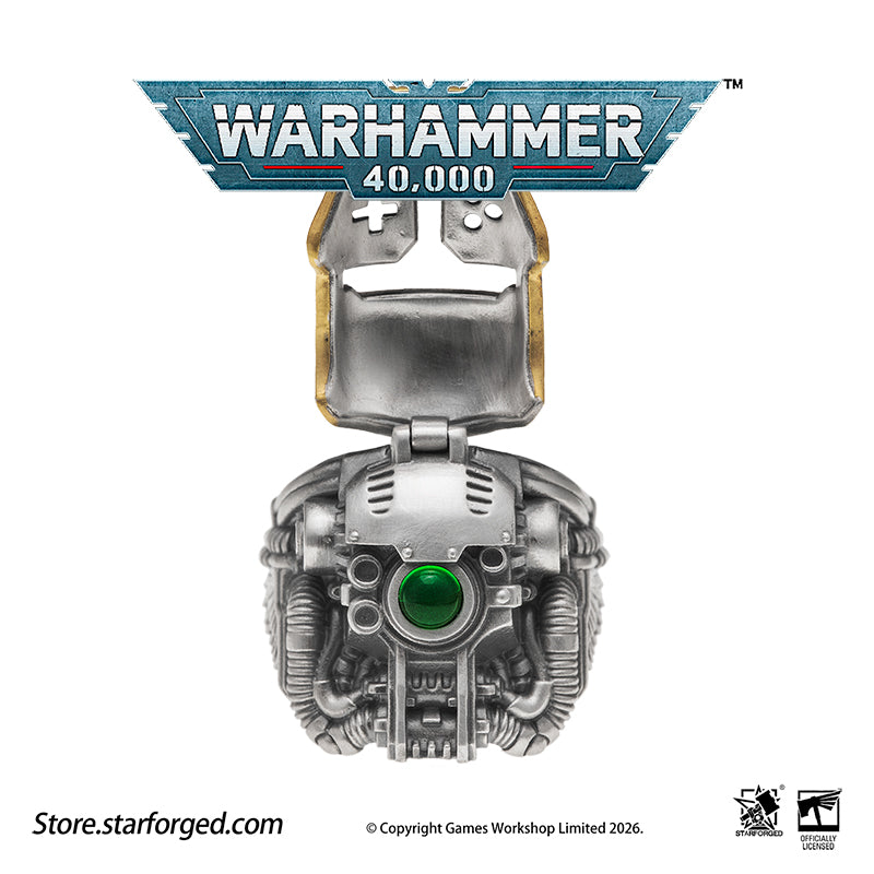 Warhammer 40K Questor Imperialis Helmring Adeptus Mechanicus Titan Culture Ring by Starforged