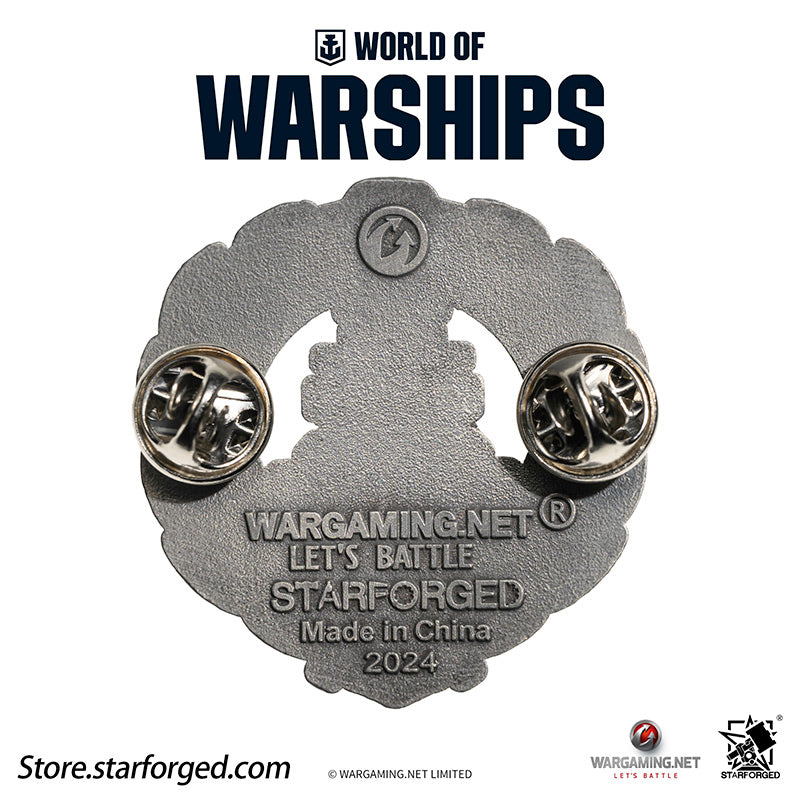Starforged World of Warships Achievements Commemorative Pin Brooch Badge Game Peripherals Wargaming License