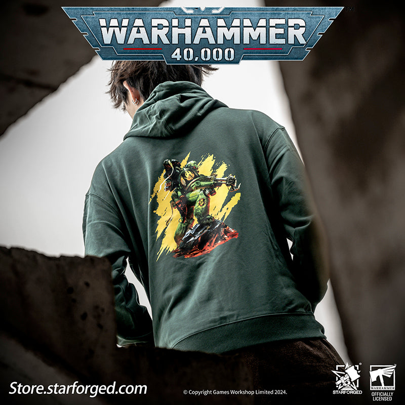 Starforged Warhammer 40K Honor Guard Series Themed Hoodie Space Marines 2 Men's Sweatshirts Other