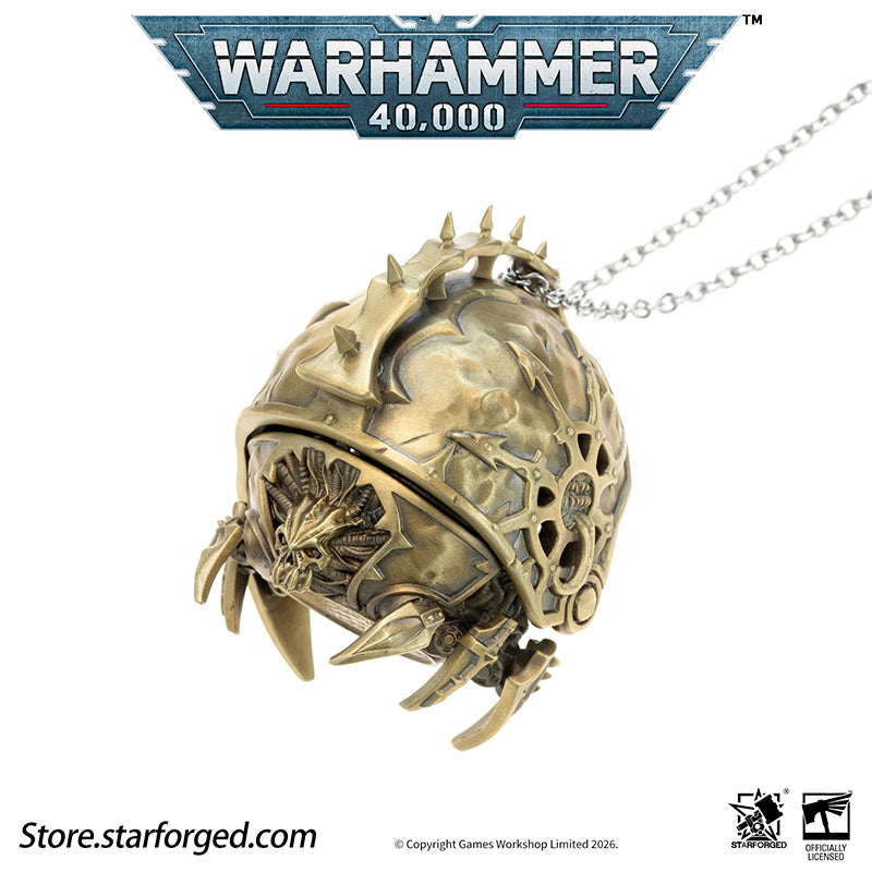 Starforged Warhammer 40K Chaos Space Marines Dark Mechanicum Thurible Incense Burner Men's Fashion Jewelry