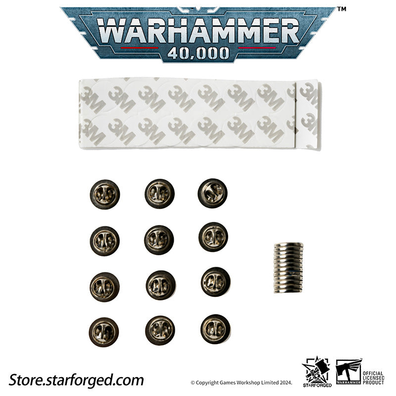 Starforged Warhammer 40K Brooch Space Marines Pin Badge Refrigerator Magnet  Men's Metal Chapter Badge