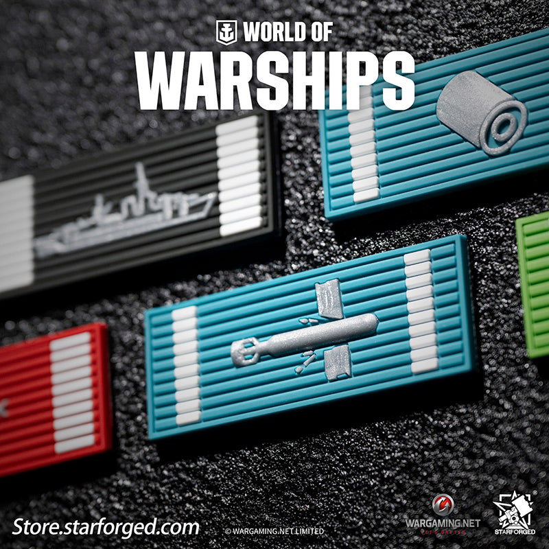 Starforged World of Warships  Game Damage Counting Logo Velcro Men's Accessories Other