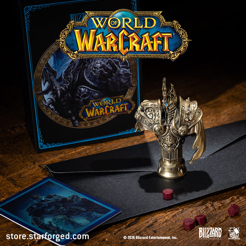 Starforged World of Warcraft Lich King Legendary Collector's Edition Wax Set Men's Fashion Accessories Officially Authorized