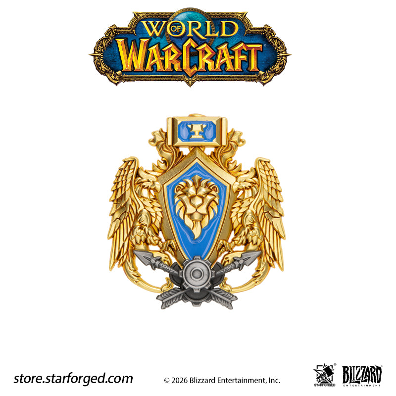 STARFORGED World of Warcraft Faction Metal Badges | Men's Fashion Accessories | Officially Authorized | WOW Gifts