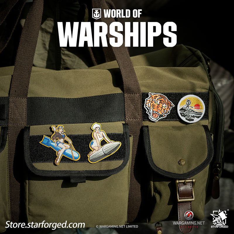 Starforged World of Warships WOWS Trendy Plaque Velcro Game Peripherals Wargaming License