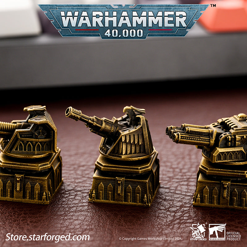 40k Multi Key Starforged Warhammer 40K Mechanical Keyboard Macrocannon Keycaps Space