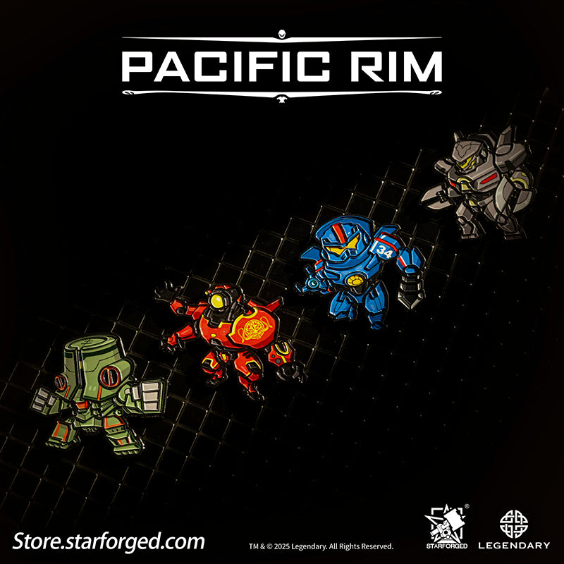 Starforged Pacific Rim Refrigerator Magnet Set Men's Accessories Official License Deep beneath the Pacific Ocean, a cross-dimensional rift known as the "Breach" appeared, connecting our world to a parallel universe. From its depths emerged the first Kaiju—a colossal creature that rose from the sea and laid waste to San Francisco and surrounding coastal cities. Humanity’s conventional military efforts to stop the monster ended in failure, and though the Kaiju was eventually killed with a nuclear strike, the 