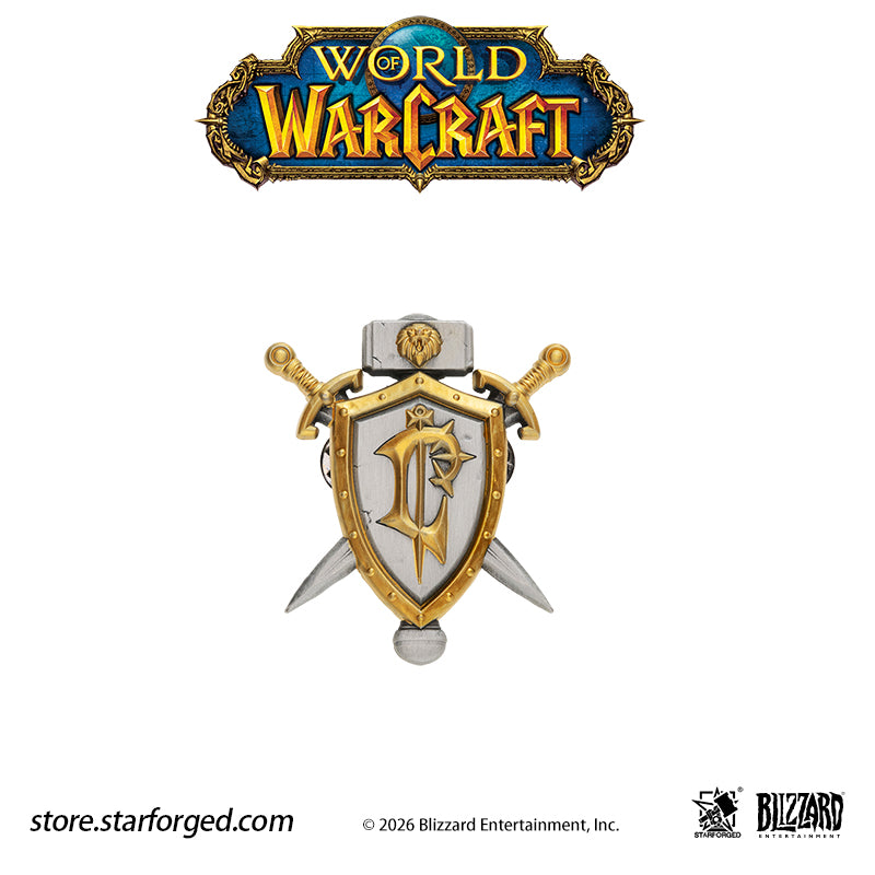 STARFORGED World of Warcraft Faction Badges | Men's Fashion Accessories | Officially Authorized | WOW Gifts