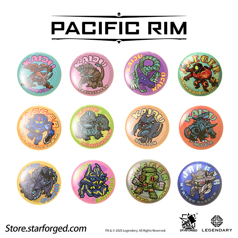 Starforged Pacific Rim Pin Badge Set Men's Accessories Official License