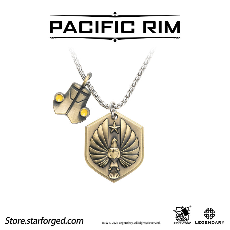 Starforged Pacific Rim “PPDC” Themed Pendant Men's Jewelry Accessories Movie Merchandise Officially Authorized