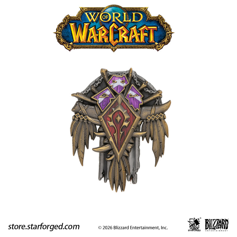 STARFORGED World of Warcraft Faction Metal Badges | Men's Fashion Accessories | Officially Authorized | WOW Gifts