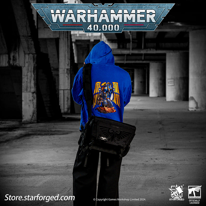 Starforged Warhammer 40K Honor Guard Series Themed Hoodie Space Marines 2 Men's Sweatshirts Other