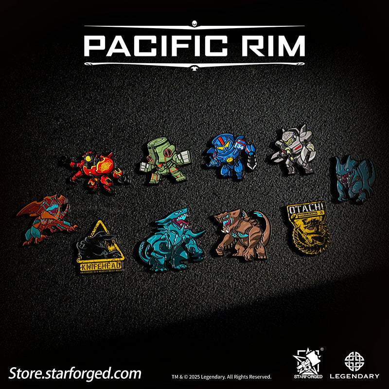Starforged Pacific Rim Refrigerator Magnet Set Men's Accessories Official License Deep beneath the Pacific Ocean, a cross-dimensional rift known as the "Breach" appeared, connecting our world to a parallel universe. From its depths emerged the first Kaiju—a colossal creature that rose from the sea and laid waste to San Francisco and surrounding coastal cities. Humanity’s conventional military efforts to stop the monster ended in failure, and though the Kaiju was eventually killed with a nuclear strike, the 