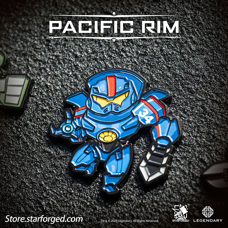 Starforged Pacific Rim Refrigerator Magnet Set Men's Accessories Official License Deep beneath the Pacific Ocean, a cross-dimensional rift known as the "Breach" appeared, connecting our world to a parallel universe. From its depths emerged the first Kaiju—a colossal creature that rose from the sea and laid waste to San Francisco and surrounding coastal cities. Humanity’s conventional military efforts to stop the monster ended in failure, and though the Kaiju was eventually killed with a nuclear strike, the 