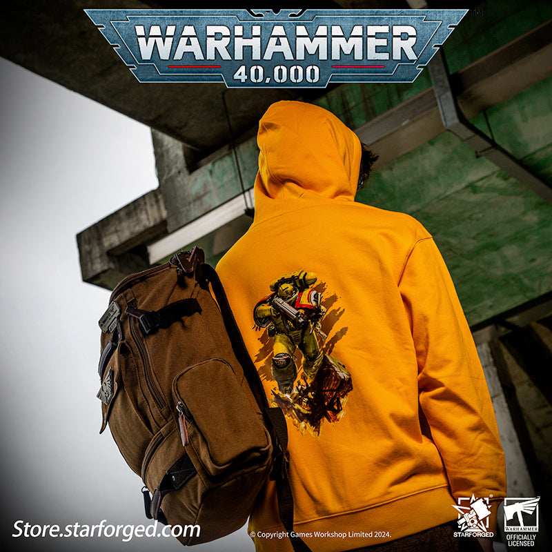 Starforged Warhammer 40K Honor Guard Series Themed Hoodie Space Marines 2 Men's Sweatshirts Other