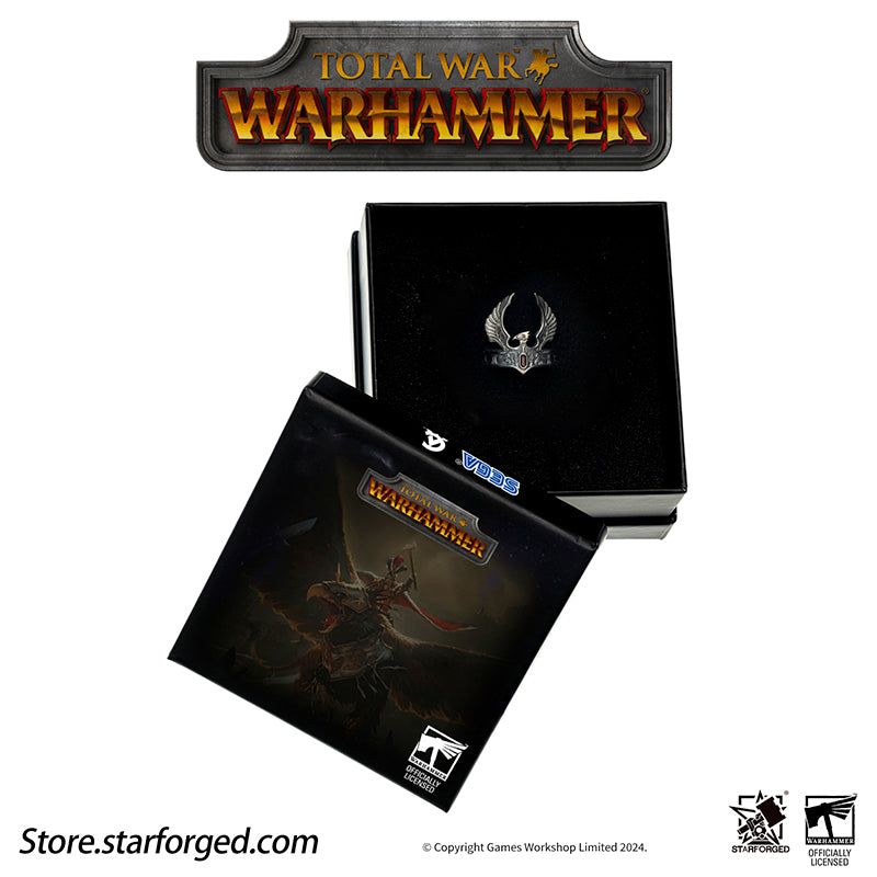 Starforged Warhammer The Old World Warhammer Fantasy Phoenix Crown Ring Men's Jewelry Accessories The original Phoenix Crown was forged in the age of Aenarion, crafted from the gold and gems of all ten kingdoms of Ulthuan. Yet it was the reckless and impulsive Caledor II who became the first—and last—Phoenix King to wear it into battle.After he fell in duel against the Dwarf High King Gotrek Starbreaker, the crown passed into the hands of the Dwarfs as a trophy of war. When Caradryel the Peacemaker ascended