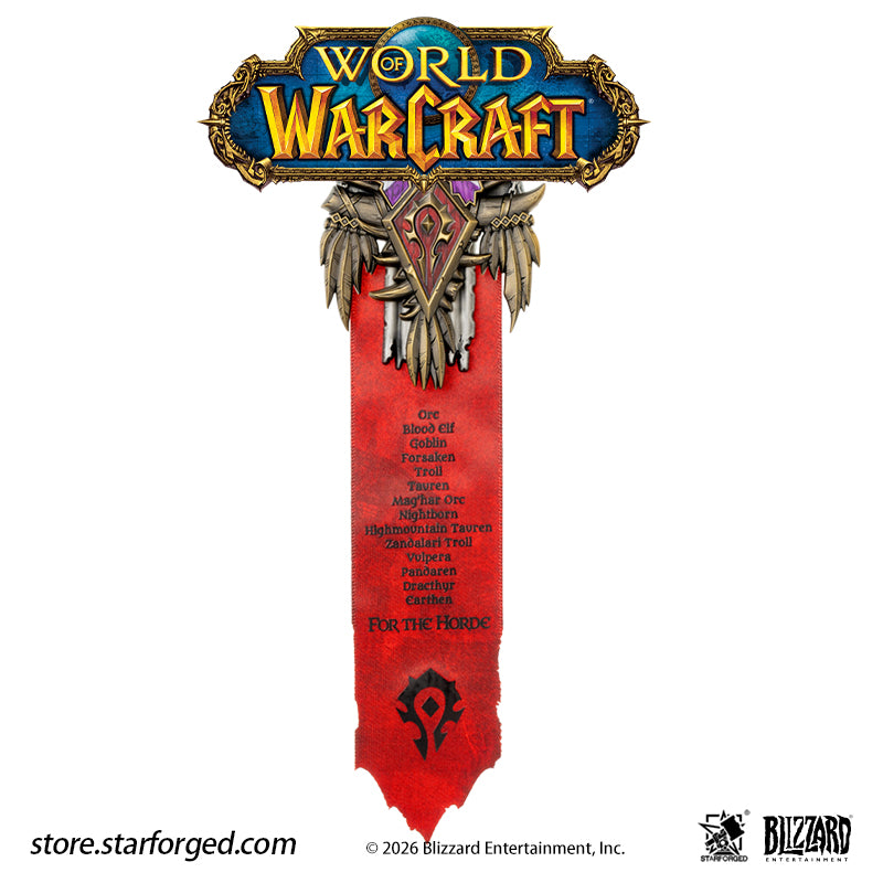 STARFORGED World of Warcraft Faction Metal Badges | Men's Fashion Accessories | Officially Authorized | WOW Gifts