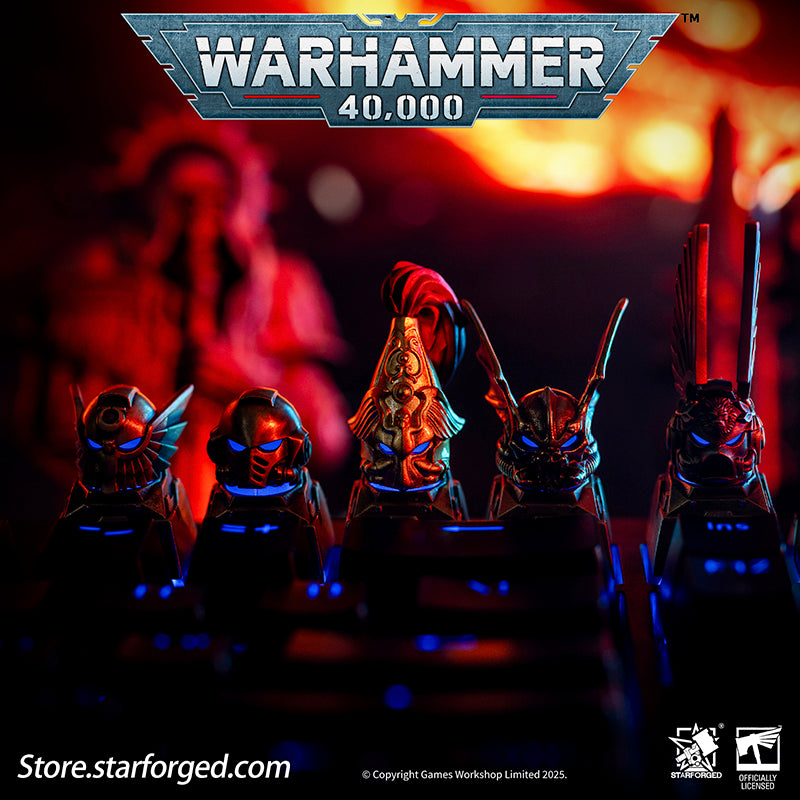 Starforged Warhammer 40K Space Marine Keycaps Men's Accessories Birthday Gift Other Across the vast tapestry of the 41st Millennium, the distinct battle helms of Space Marine Chapters stand as iconic beacons of Warhammer's artistic legacy. From the ubiquitous MK6 Corvus and MK10 Gravis patterns to the specialized designs of elite formations like the Deathwing Companions, each helmet embodies millennia of martial tradition - their silhouettes instantly recognizable to faithful servants of the Imperium.++Wher