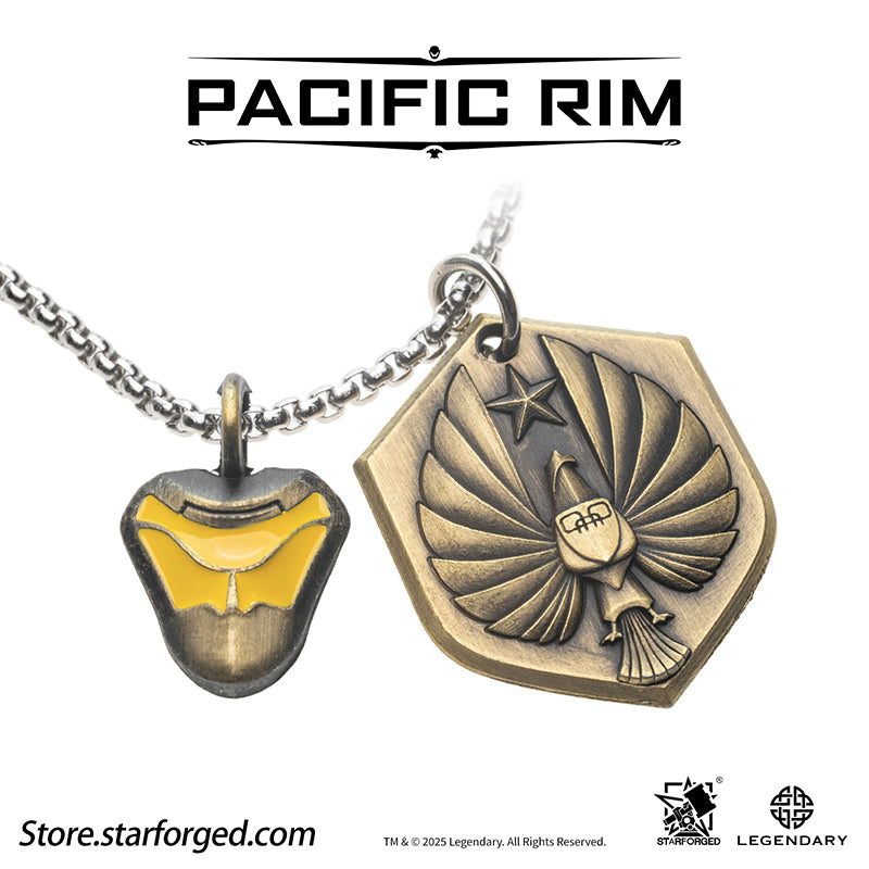 Starforged Pacific Rim “PPDC” Themed Pendant Men's Jewelry Accessories Movie Merchandise Officially Authorized