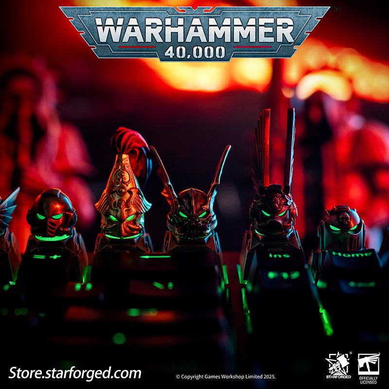 Starforged Warhammer 40K Space Marine Keycaps Men's Accessories Birthday Gift Other Across the vast tapestry of the 41st Millennium, the distinct battle helms of Space Marine Chapters stand as iconic beacons of Warhammer's artistic legacy. From the ubiquitous MK6 Corvus and MK10 Gravis patterns to the specialized designs of elite formations like the Deathwing Companions, each helmet embodies millennia of martial tradition - their silhouettes instantly recognizable to faithful servants of the Imperium.++Wher