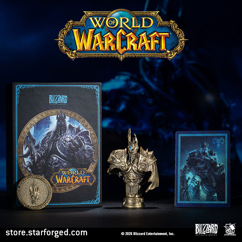 Starforged World of Warcraft Lich King Legendary Collector's Edition Wax Set Men's Fashion Accessories Officially Authorized