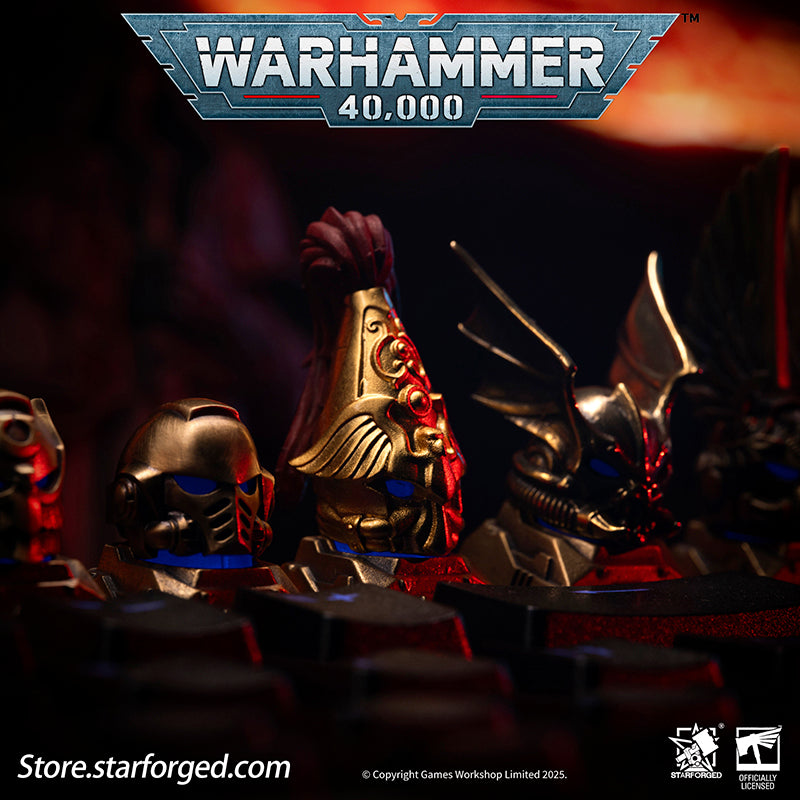 Starforged Warhammer 40K Space Marine Keycaps Men's Accessories Birthday Gift Other Across the vast tapestry of the 41st Millennium, the distinct battle helms of Space Marine Chapters stand as iconic beacons of Warhammer's artistic legacy. From the ubiquitous MK6 Corvus and MK10 Gravis patterns to the specialized designs of elite formations like the Deathwing Companions, each helmet embodies millennia of martial tradition - their silhouettes instantly recognizable to faithful servants of the Imperium.++Wher