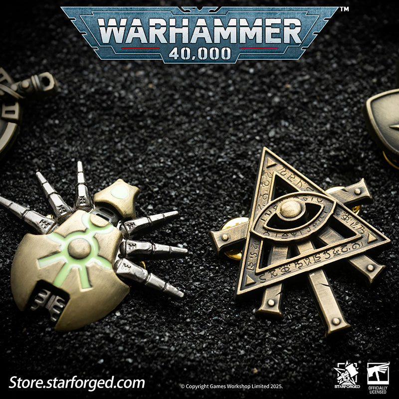 Starforged Warhammer 40K Xenos Faction Pin Collection Pin Badge Men's Fashion Jewelry