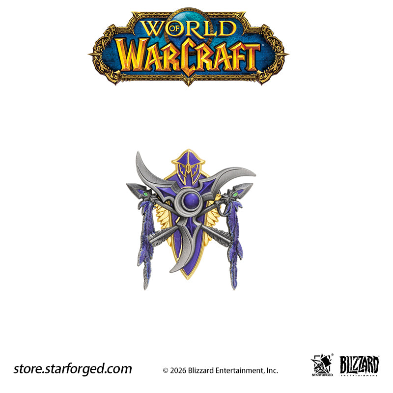 STARFORGED World of Warcraft Faction Badges | Men's Fashion Accessories | Officially Authorized | WOW Gifts