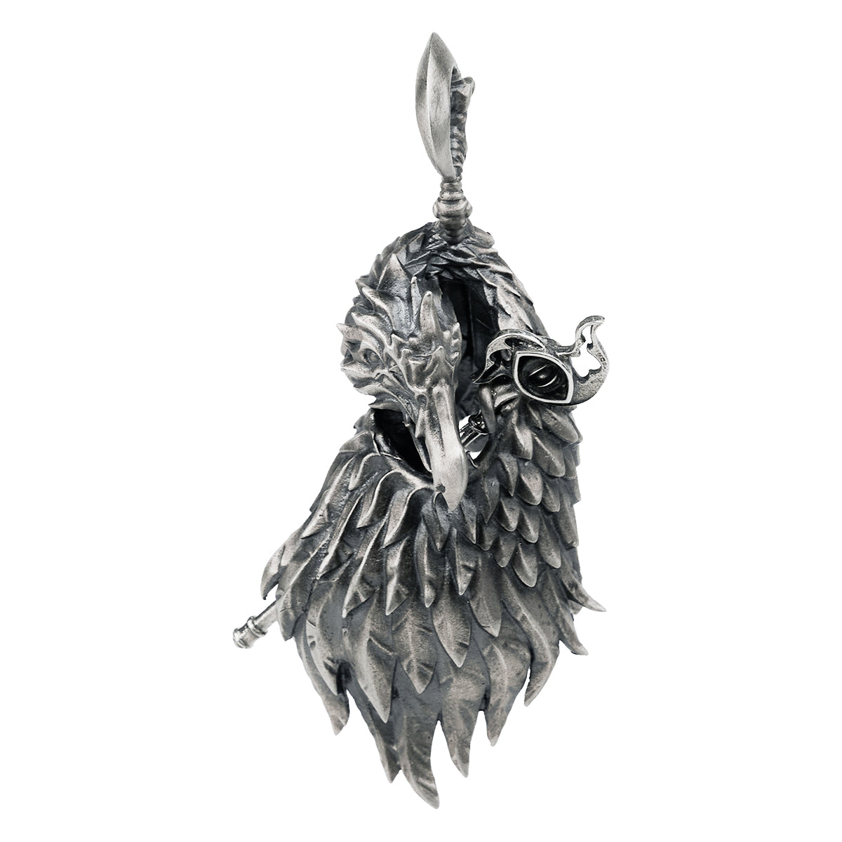 Warhammer 40K Plumes of Change Pendant Tzeentch Chaos God Necklace by Starforged