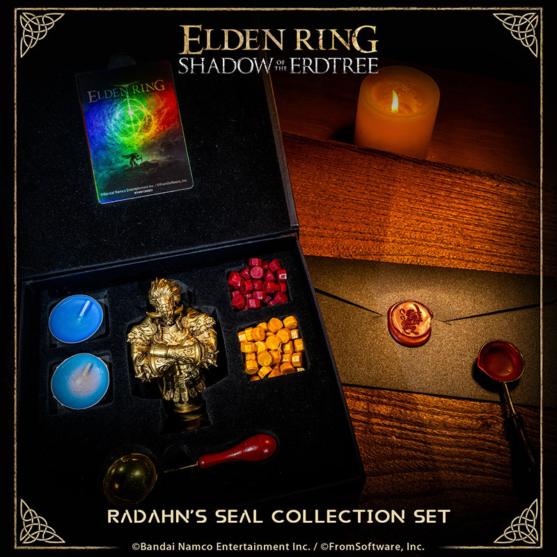 Starscourge Radahn Starforged ELDEN RING Radahn Sealing Wax Statue Commemorative Coins Game Merchandise Officially Authorized "The Red Lion General wielded gravitational powers which he learned in Sellia during his younger days. All so he would never have to abandon his beloved but scrawny steed."