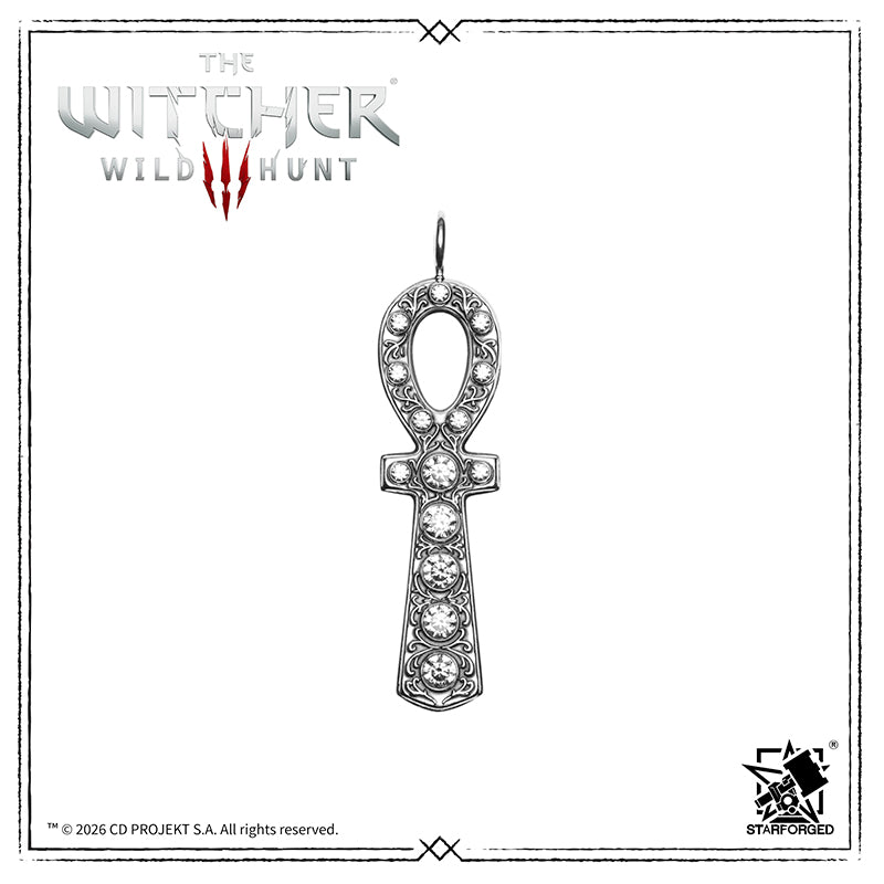 Starforged The Witcher 3: Wild Hunt Keira Metz Necklace Silver Pendant Game Merchandise Officially Authorized