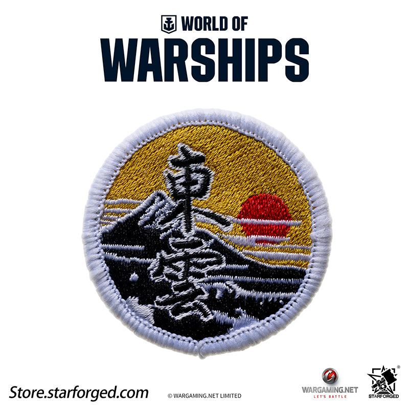 Starforged World of Warships WOWS Trendy Plaque Velcro Game Peripherals Wargaming License