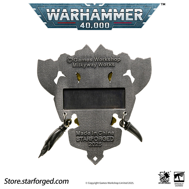 Starforged Warhammer 40K Space Wolves Honour Badge Of Great Wolves Seal Badge The Space Wolves - also known as the "Wolves of Russ", the "Rout", or the "Vlka Fenryka" in their native tongue - are the VI Legion, sired by the Primarch Leman Russ. During the Great Crusade, they served as the Emperor's executioners and scourge, striking terror into the hearts of His enemies.These "wolf-born" warriors are infamous across the Imperium for their savagery in battle and contempt for authority - including the Codex A