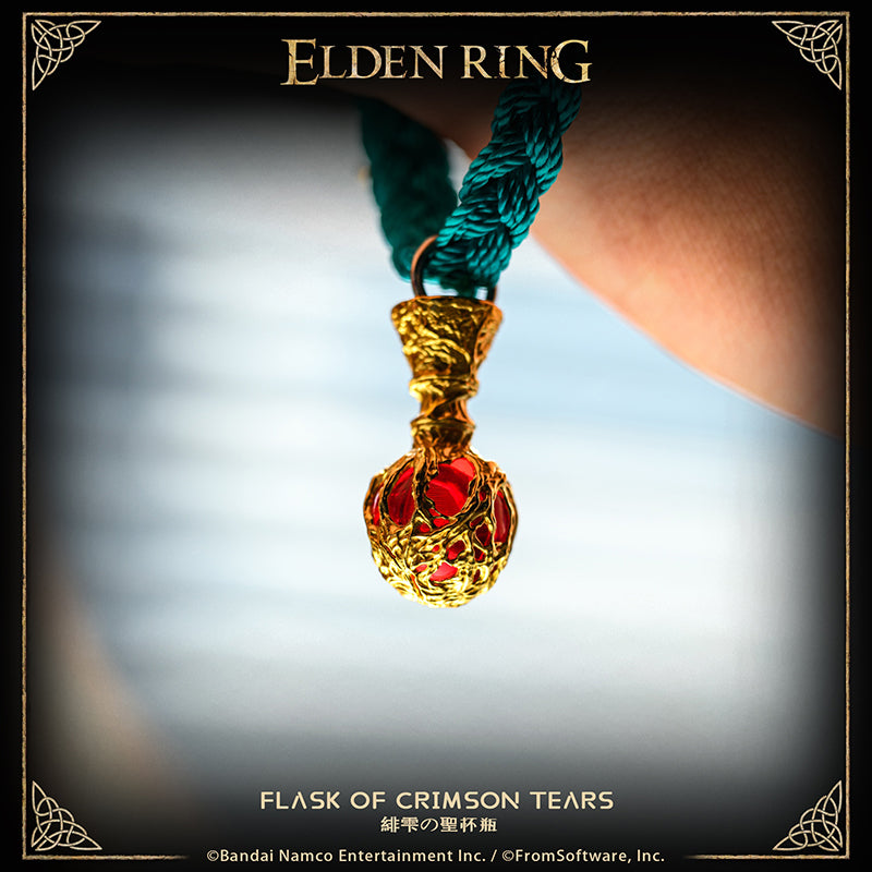 Starforged Flask of Crimson Tears ELDEN RING Men's Necklace Pendant Game Props Boyfriend Gift