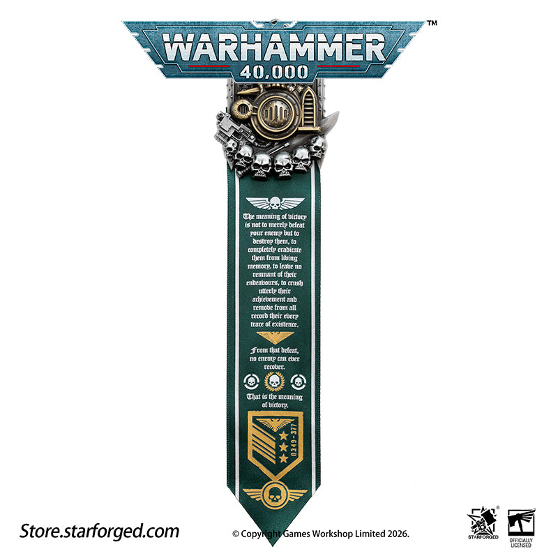 Starforged Warhammer 40K Astra Militarum Scroll Seal (Armageddon “Old One Eye” Honor Badge) Men's Fashion Accessories Armageddon is burning  The endless hordes of Orks press in without cease, and the defenders of the Imperium stand on the brink of collapse. Only one man could pull this world back from the fate of annihilation.  The Second War for Armageddon was a massive WAAAGH! launched by the Ork Warlord Ghazghkull Mag Uruk Thraka. Imperial command faltered under poor leadership