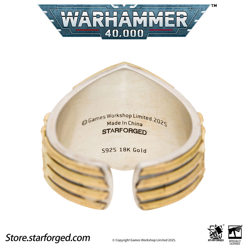 Starforged Warhammer 40K Chaos Space Marines World Eaters Berzerkers'Sigil Ring Silver Ring Men's Jewelry Accessories A millennium ago, when the Legiones Astartes were engulfed in bloody warfare, the sons of the Primarch Angron were already infamous for their brutality, a fate sealed after the implantation of the Butcher's Nails. The noble warriors descended into relentless killers! Today, whenever the chosen of Khorne carve a gory path from the Eye of Terror, the entire galaxy trembles.They are the World E