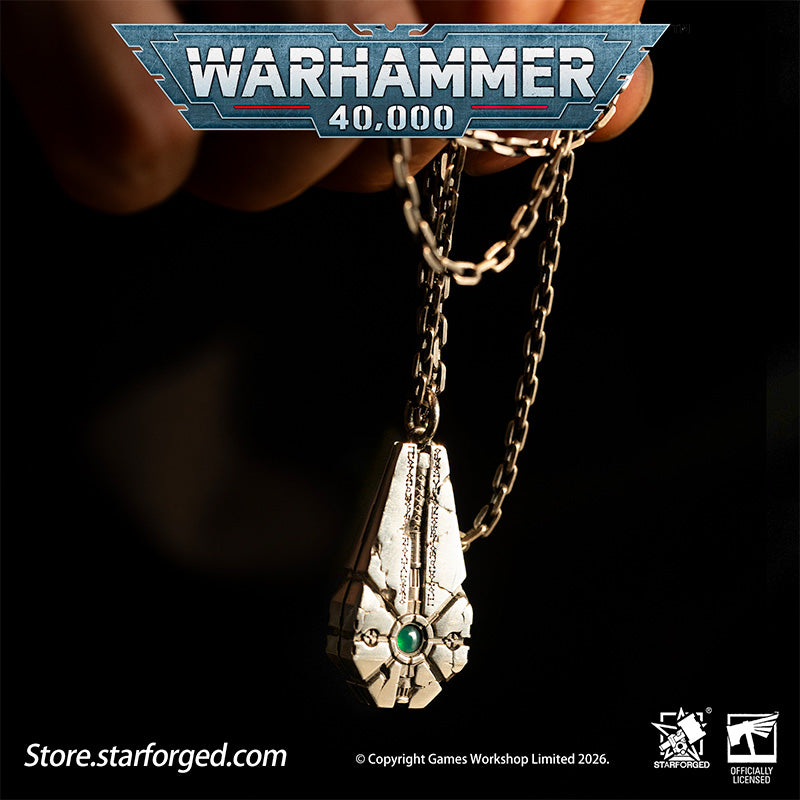 Warhammer 40K Starstele of Dominion Pendant Necrons Necklace by Starforged