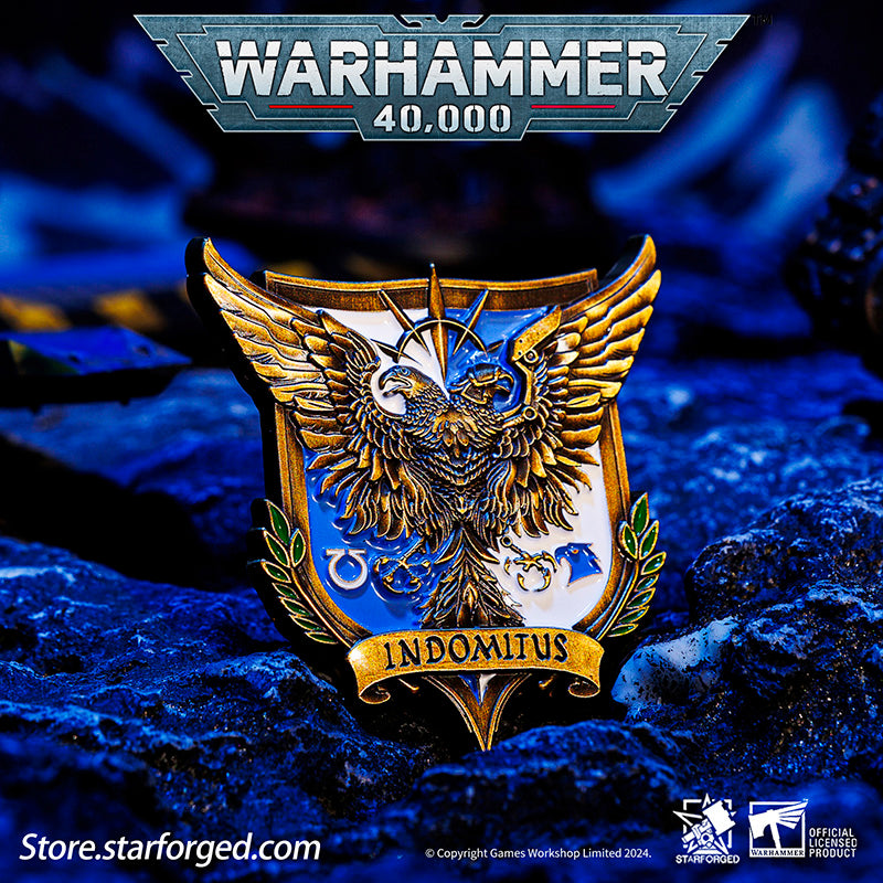 Starforged Brooch Roboute Guilliman  Indomitus Crusade Campaign Badge Pin Badge Warhammer 40000