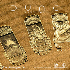 Starforged  Dune II Movie Peripheral Refrigerator Magnet 1SET (3PC) Licensed by Legendary Pictures Other