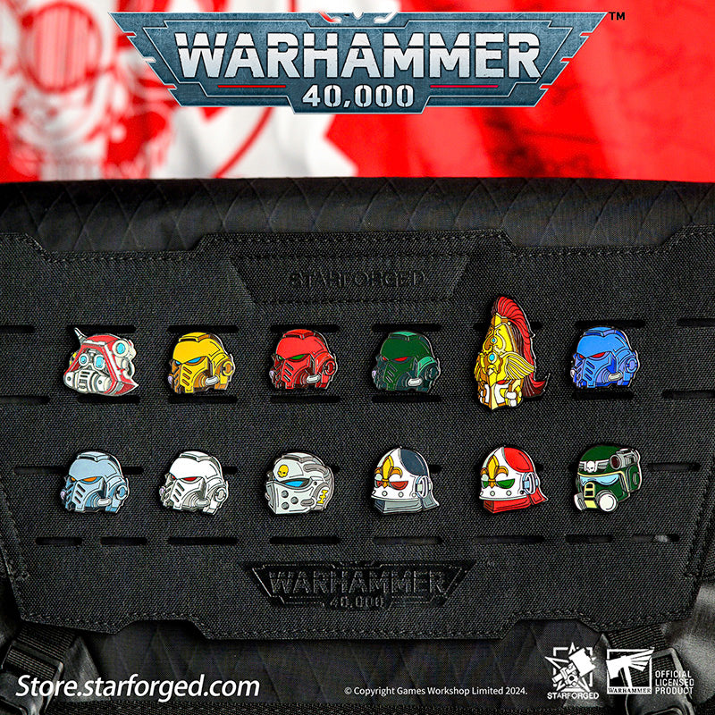 Starforged Warhammer 40K Brooch Space Marines Pin Badge Refrigerator Magnet  Men's Metal Chapter Badge