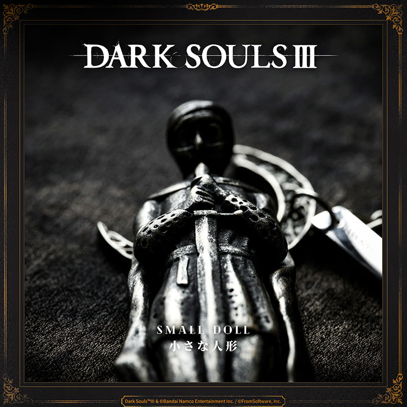 Starforged DARK SOULS III Small Doll NFC Keychain Accessories Game Merchandise Officially Authorized Small silverwork doll depicting a young squire.In the legendary old city of Irithyll situated in the Boreal Valley, the Pontiff Sulyvahn gave this doll to valued subjects, so that they might use it to cross the barrier when they return home.Listen carefully, and you can hear it say, "Wherever you go, the moon still sets in Irithyll. Wherever you may be, Irithyll is your home."