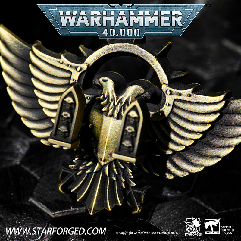 Starforged Warhammer 40K Imperial Aquila Key Hanger Room Decoration Me ...