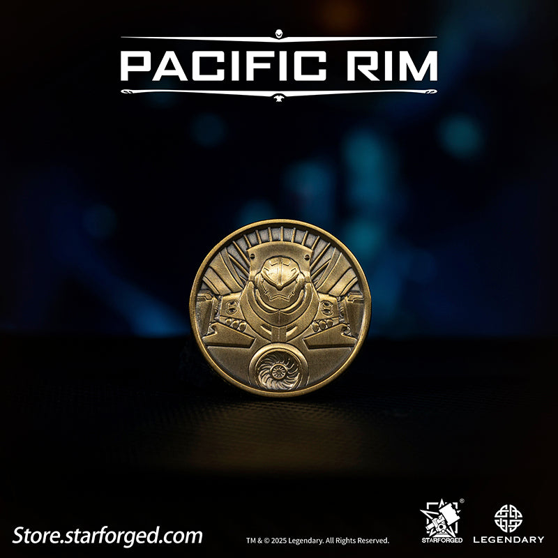 Starforged Pacific Rim PPDC Mark-3 Ace Jaeger – Gipsy Danger Themed Commemorative Coin Gift Official License Gipsy Danger, a Mark-3 Jaeger from the film Pacific Rim, was constructed in Alaska and activated on July 10, 2017. Standing 79 meters tall and weighing 1,980 tons, it is equipped with the 