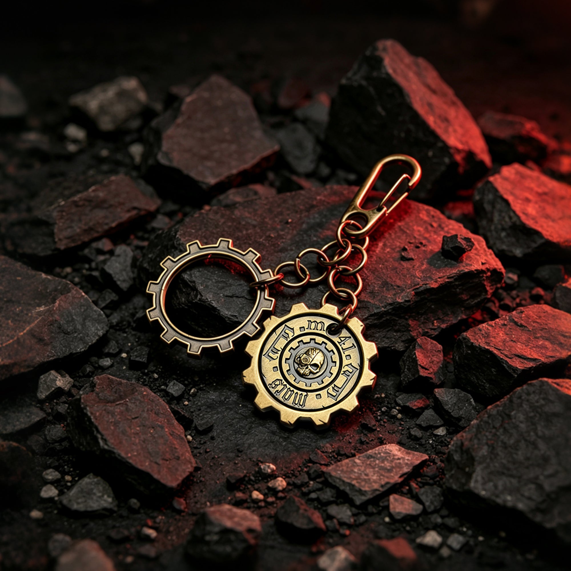 Starforged Warhammer 40K Adeptus Mechanicus Machina Opus Keychain